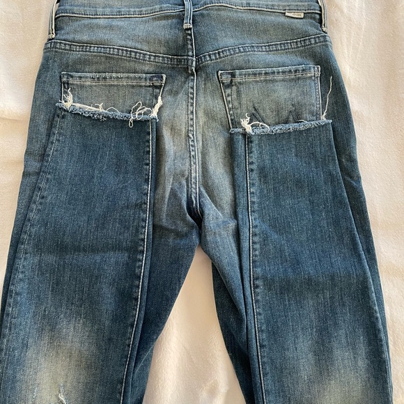 MOTHER The stunner ankle fray size 27 color in field of dreams - Picture 3 of 8
